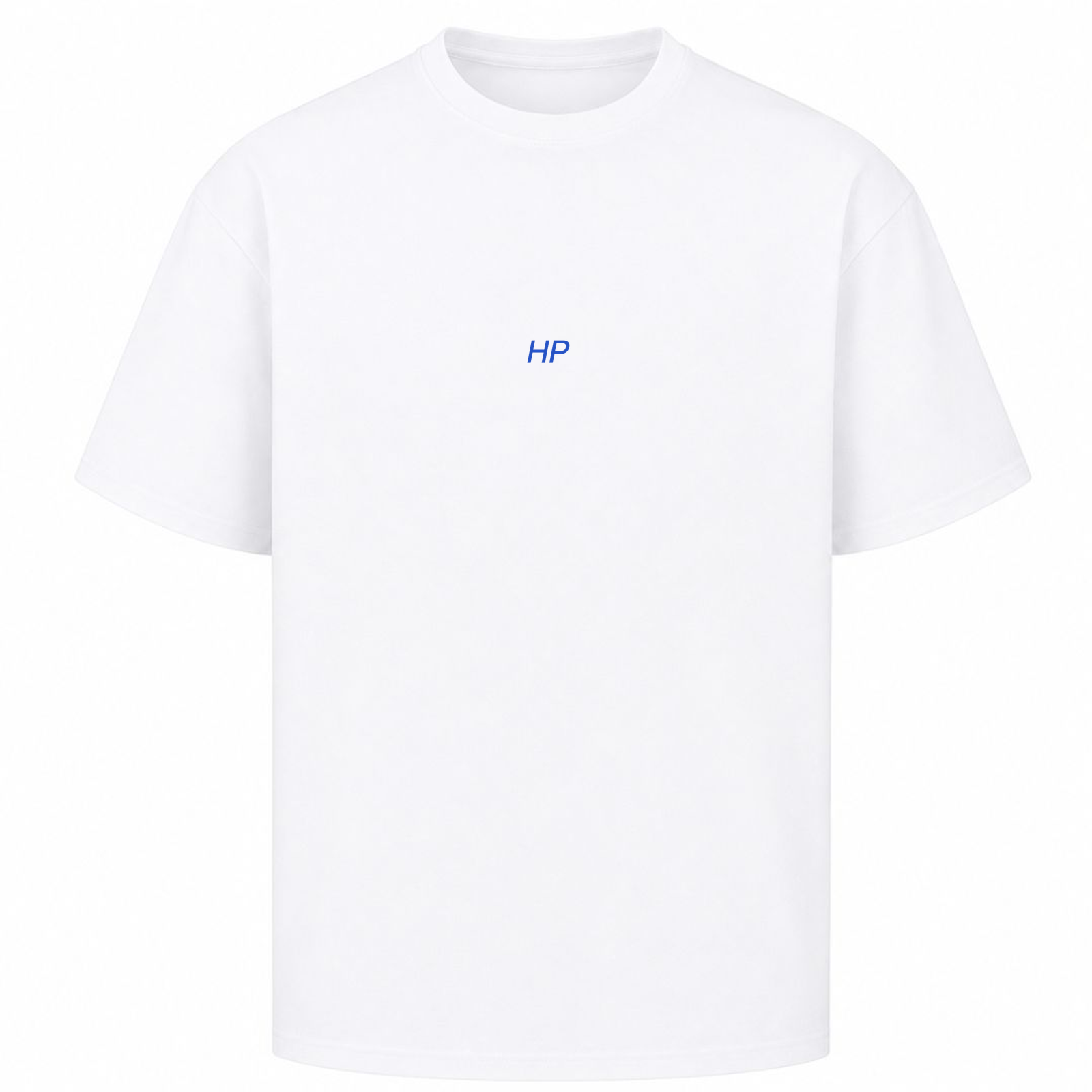 "Who the Fuck Cares" Oversized Shirt - Weiß