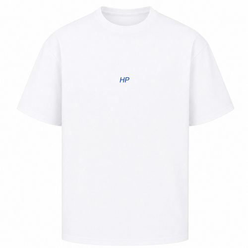 "Who the Fuck Cares" Oversized Shirt - Weiß