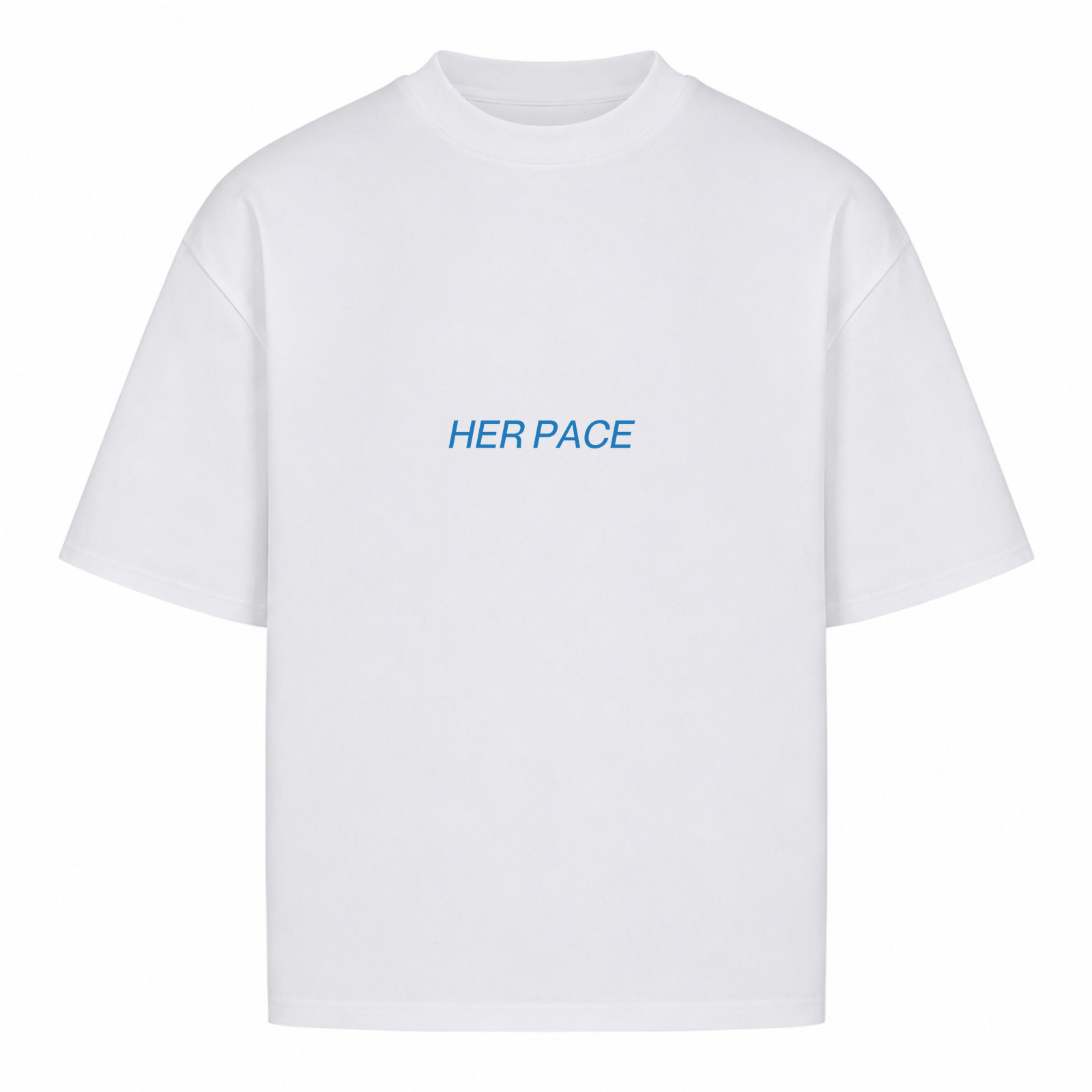 Her Pace La Bicyclette oversized Shirt - White