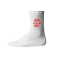 Hot girls run Socks - Weiß