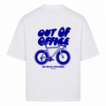 Her Pace Out of Office oversized Shirt - White - Rueckseite
