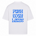 Her Pace Push your limit oversized Shirt - White - Rueckseite