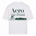 Her Pace Aero is a state of mind oversized Shirt - White - Rueckseite