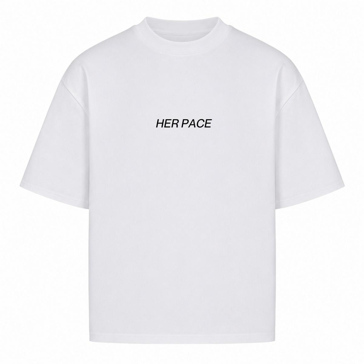 Her Pace Out of Office oversized Shirt Ladies - White