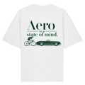 Aero is a state of mind oversized Shirt - White - Rueckseite