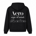 Aero is a state of Mind oversized Hoodie - Schwarz - Rueckseite