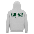 Her Pace cycling Aesthetics - Grey Melange - Rueckseite