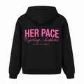 Pink Cycling Aesthetics oversized Hoodie - Schwarz - Rueckseite