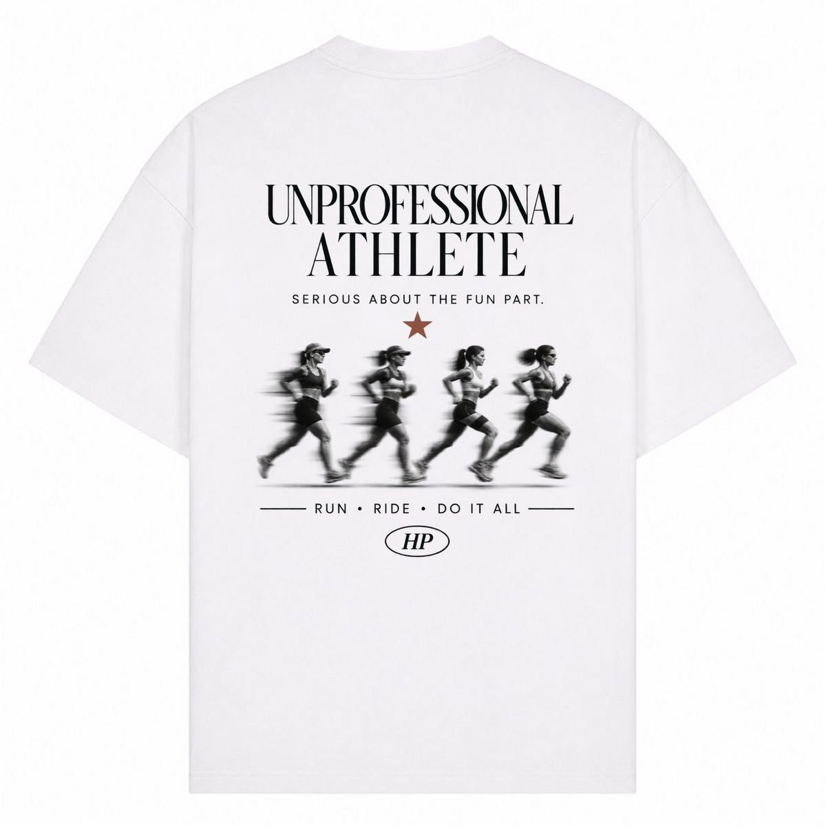 Unproffessional Athlete  - Weiß - Rueckseite