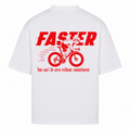 Her Pace Faster oversized Shirt  - White - Rueckseite