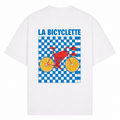 La Bicyclette oversized Shirt - Weiß - Rueckseite