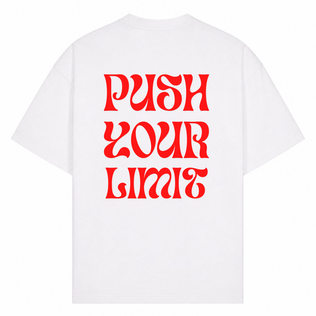 Push your Limit  - Weiß - Rueckseite
