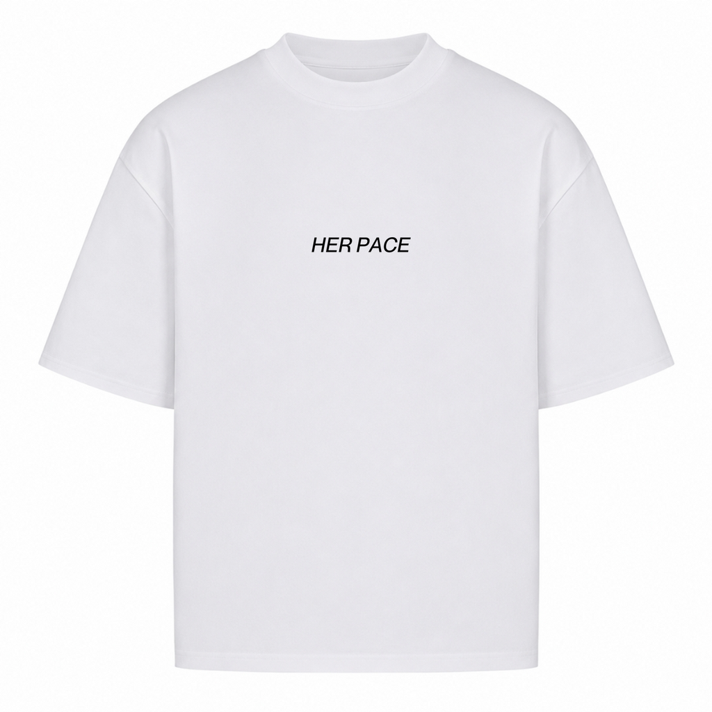 Her Pace Munich Edition oversized Shirt - White