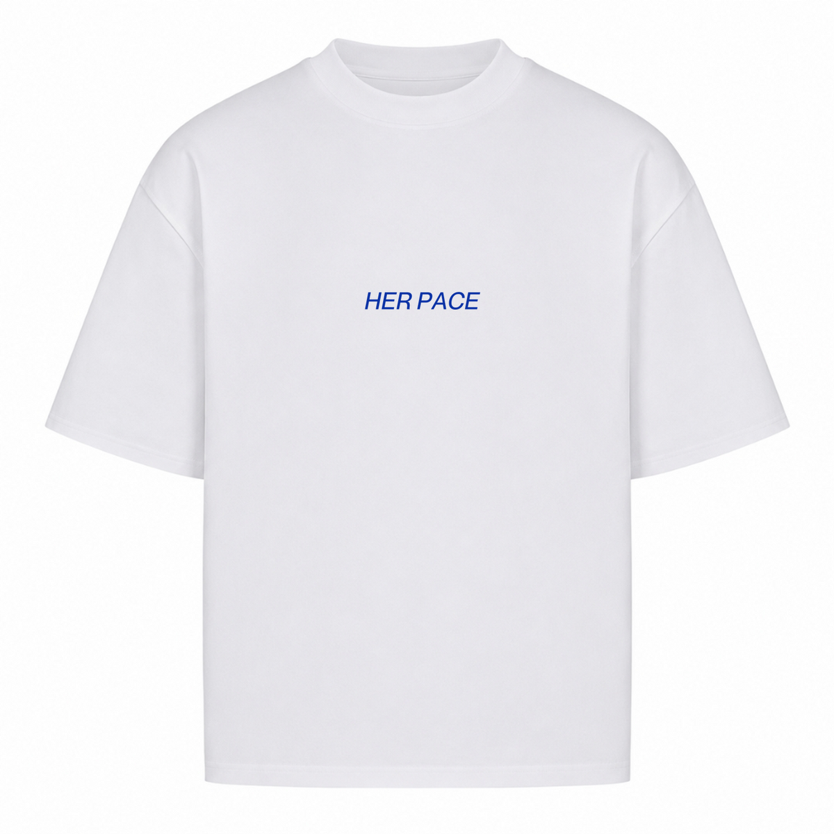 Every Step Counts oversized Shirt Ladies Oversized Tee - White