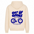Out of Office oversized Hoodie  - White Sand - Rueckseite