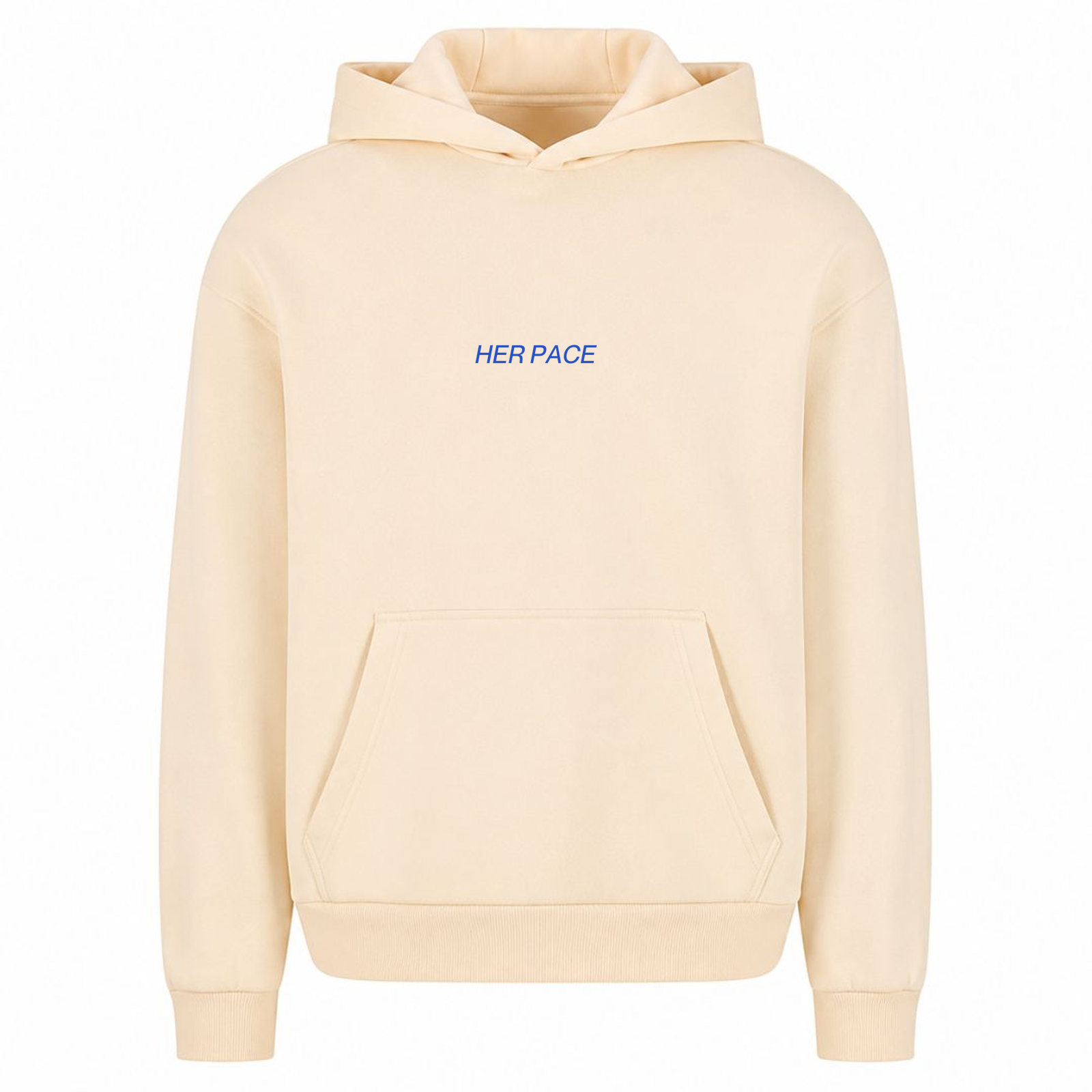 Out of Office oversized Hoodie  - White Sand