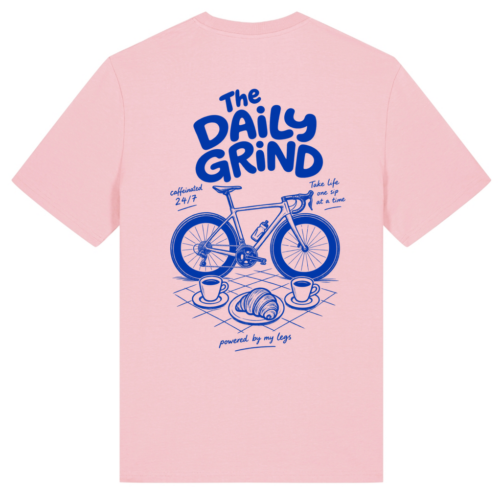 Her Pace the Daily Grind Shirt  - Cotton Pink - Rueckseite