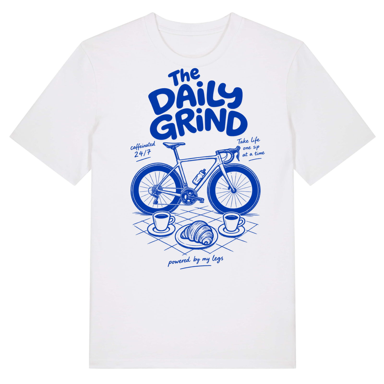 Her Pace the Daily Grind Shirt  - White - Rueckseite
