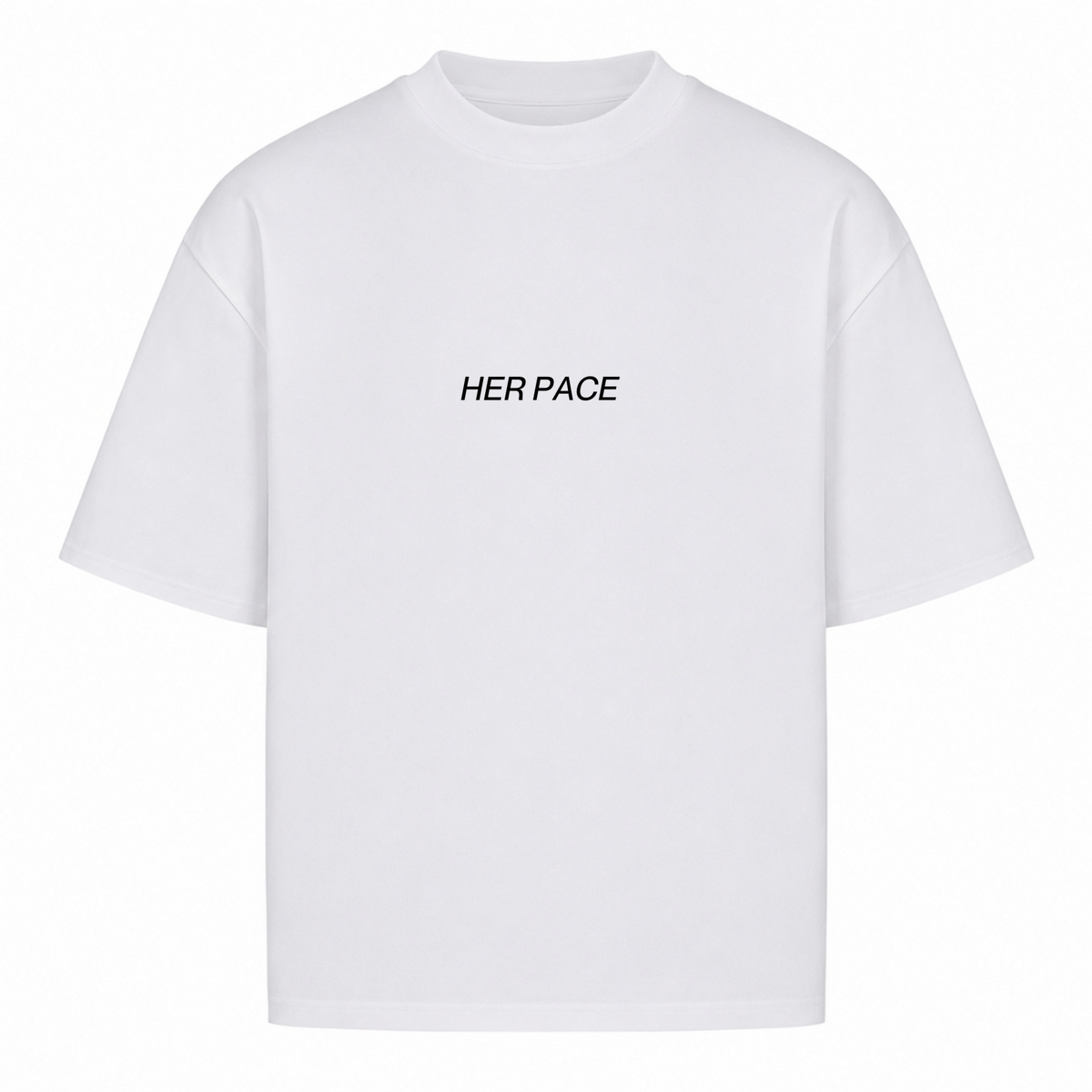 Her Pace Pardon mon Francais oversized Shirt - White