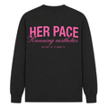 Running aesthetics oversized Longsleeve - Black - Rueckseite