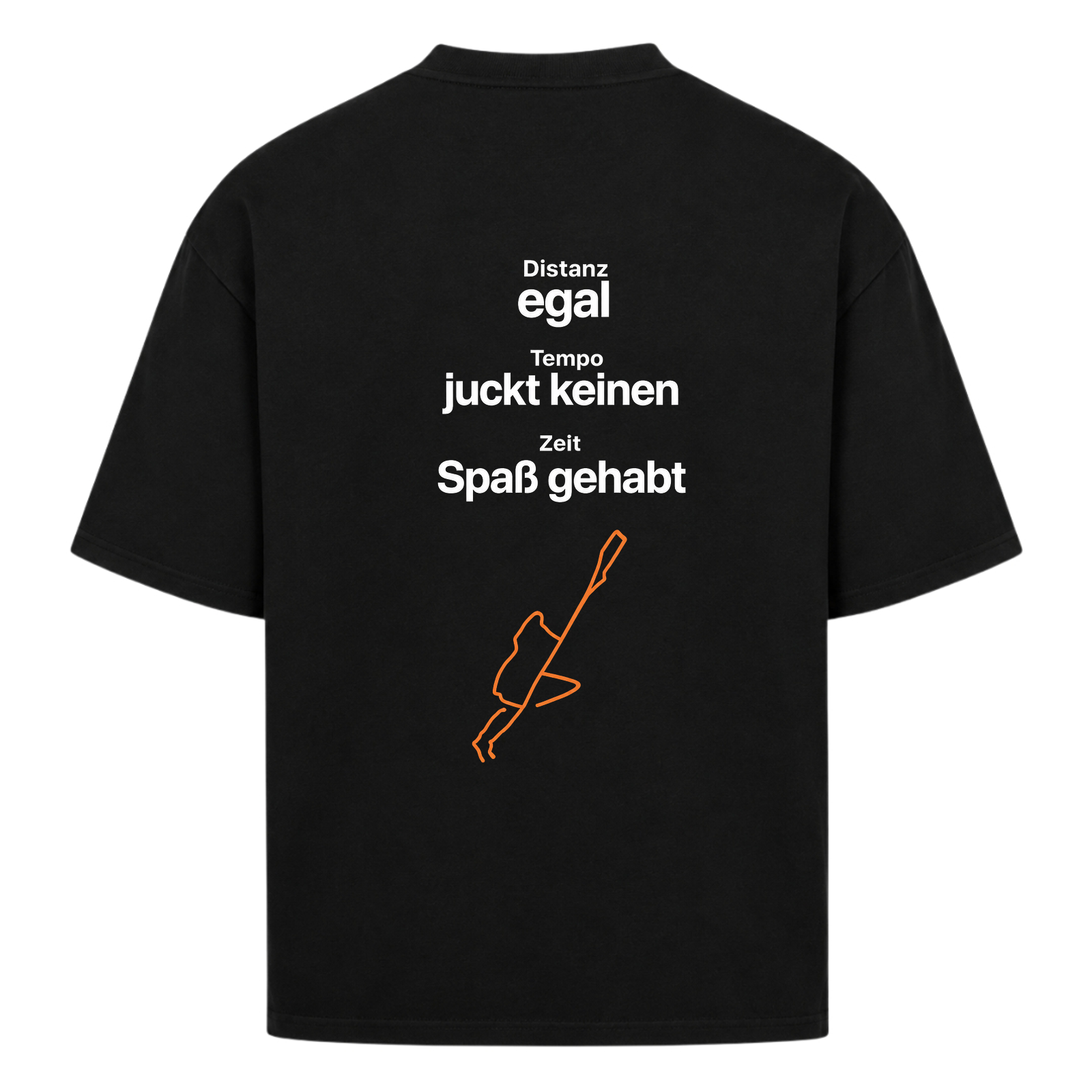 My Own Pace oversized Shirt - Black - Rueckseite