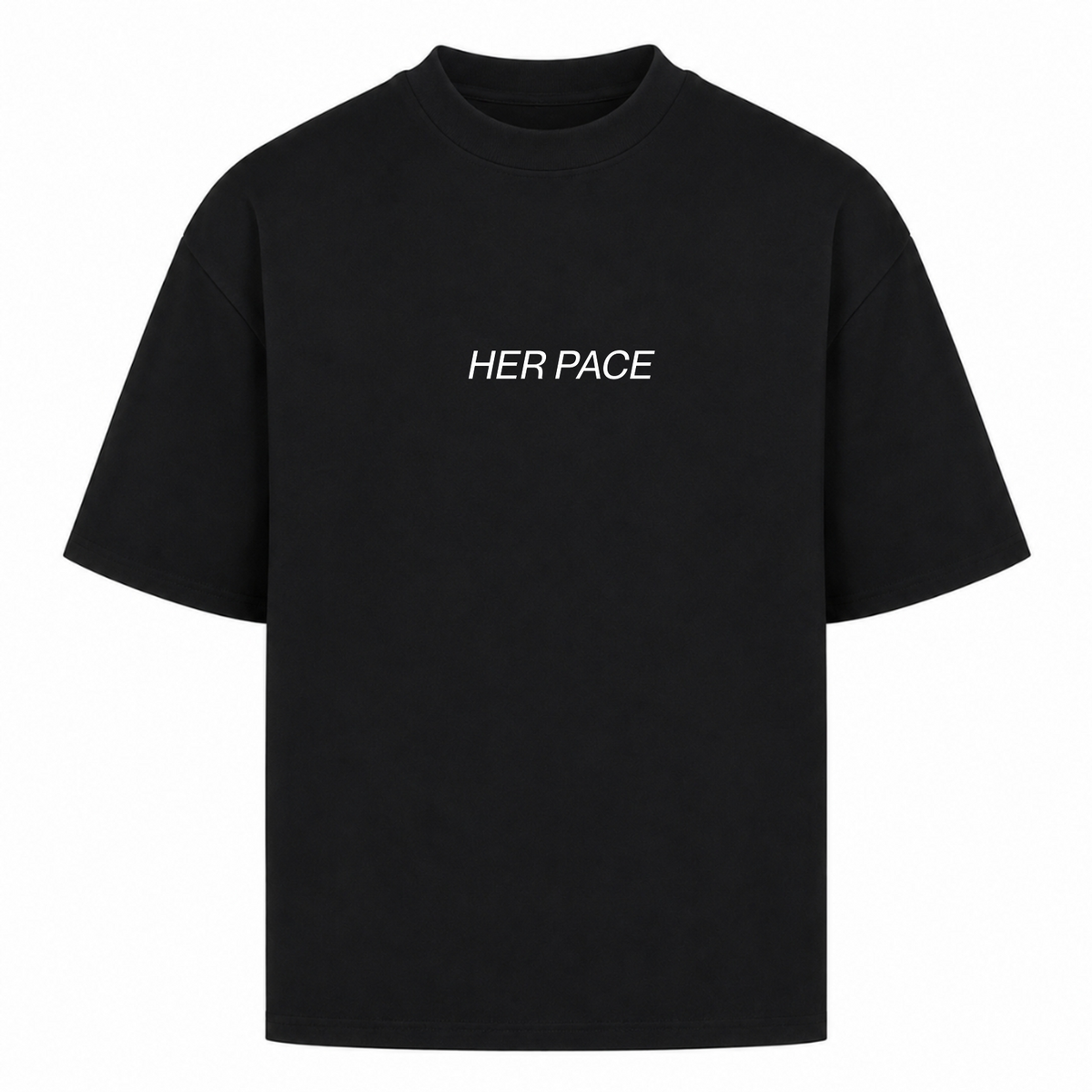 My Own Pace oversized Shirt - Black