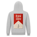 Hybrid Athlete Hoodie - Grey Melange - Rueckseite