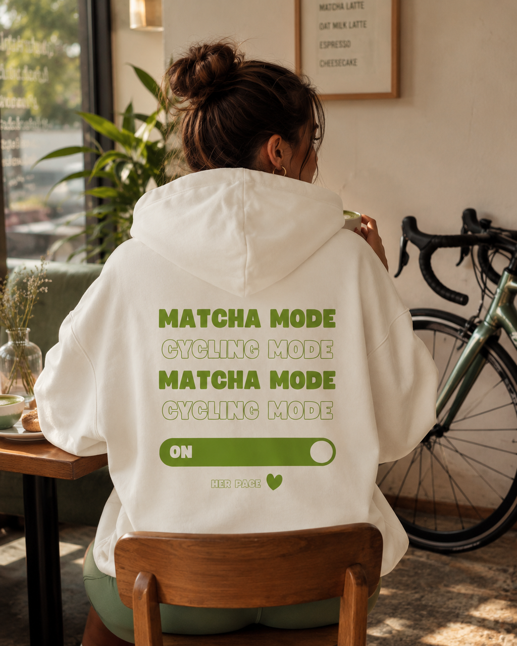 Matcha Mode on Hoodie