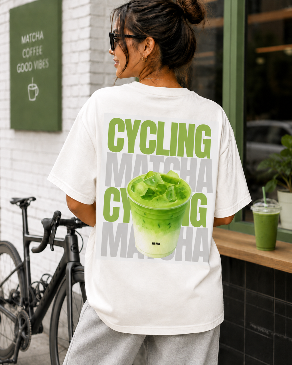 cycling & matcha