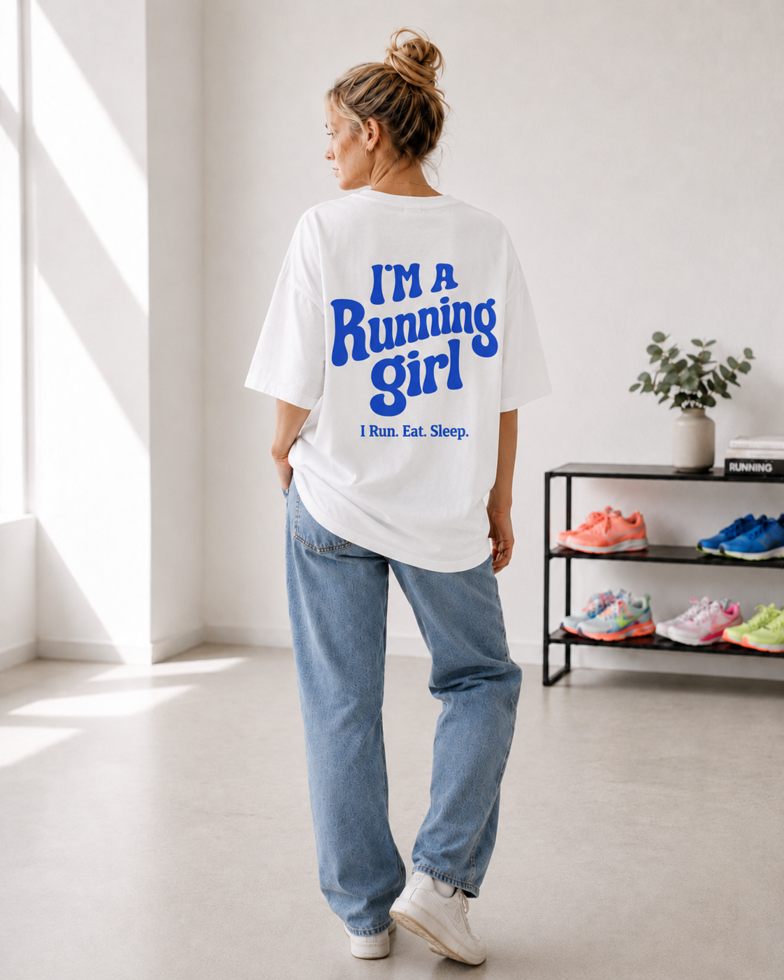 HER PACE RUNNING GIRL Shirt