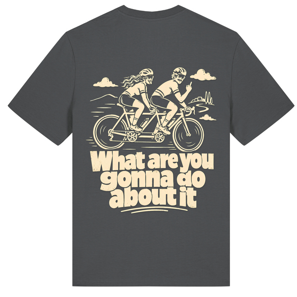 Her Pace what are you gonna do about it Shirt - Anthracite - Rueckseite
