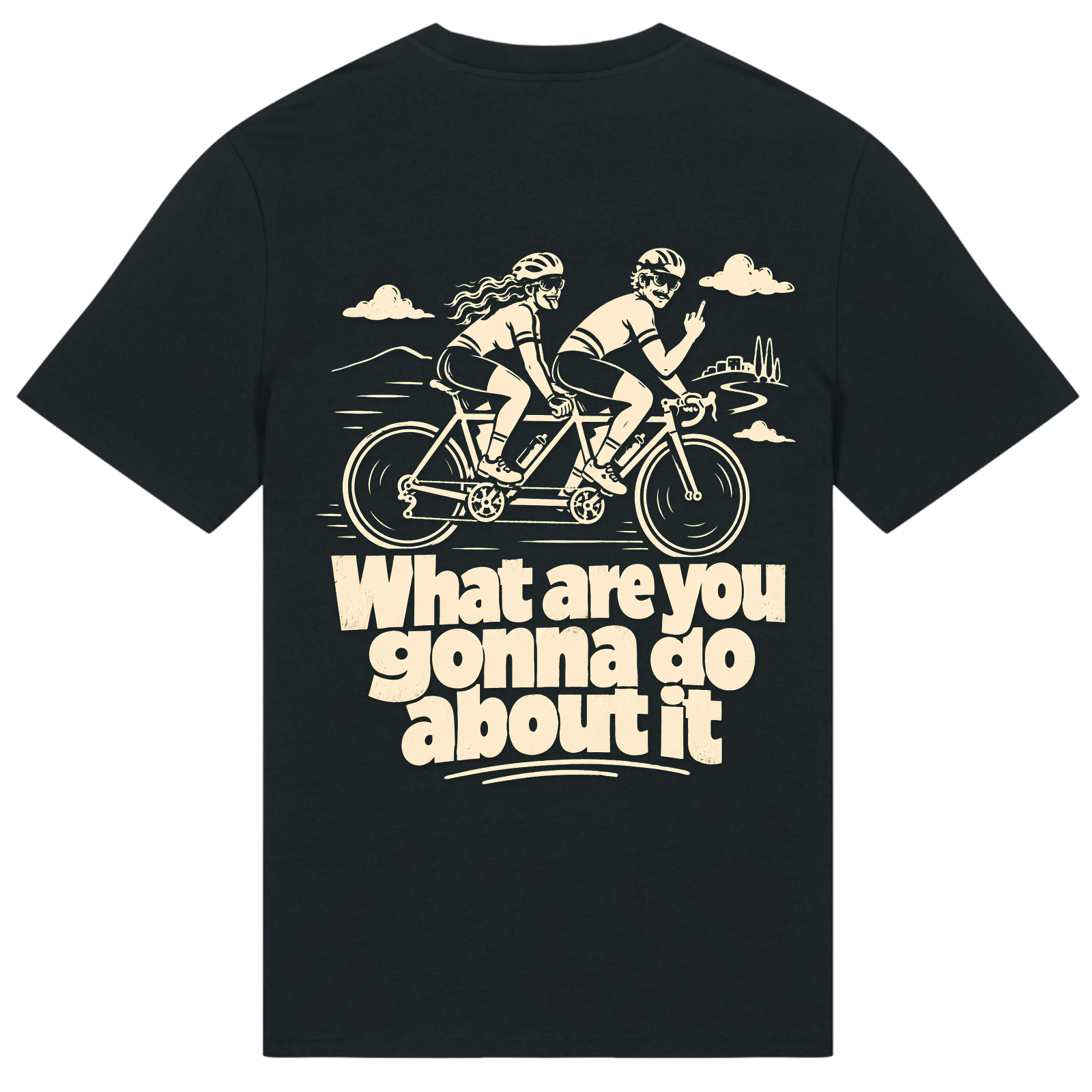 Her Pace what are you gonna do about it Shirt - Black - Rueckseite