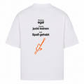 Her Pace Own Pace oversized Shirt - White - Rueckseite