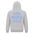 Her Pace cool People Cycle Hoodie - Grey Melange - Rueckseite
