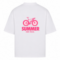 Her Pace Summer oversized Shirt - White - Rueckseite