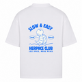Slow & Easy oversized Shirt Ladies Oversized Tee - White - Rueckseite