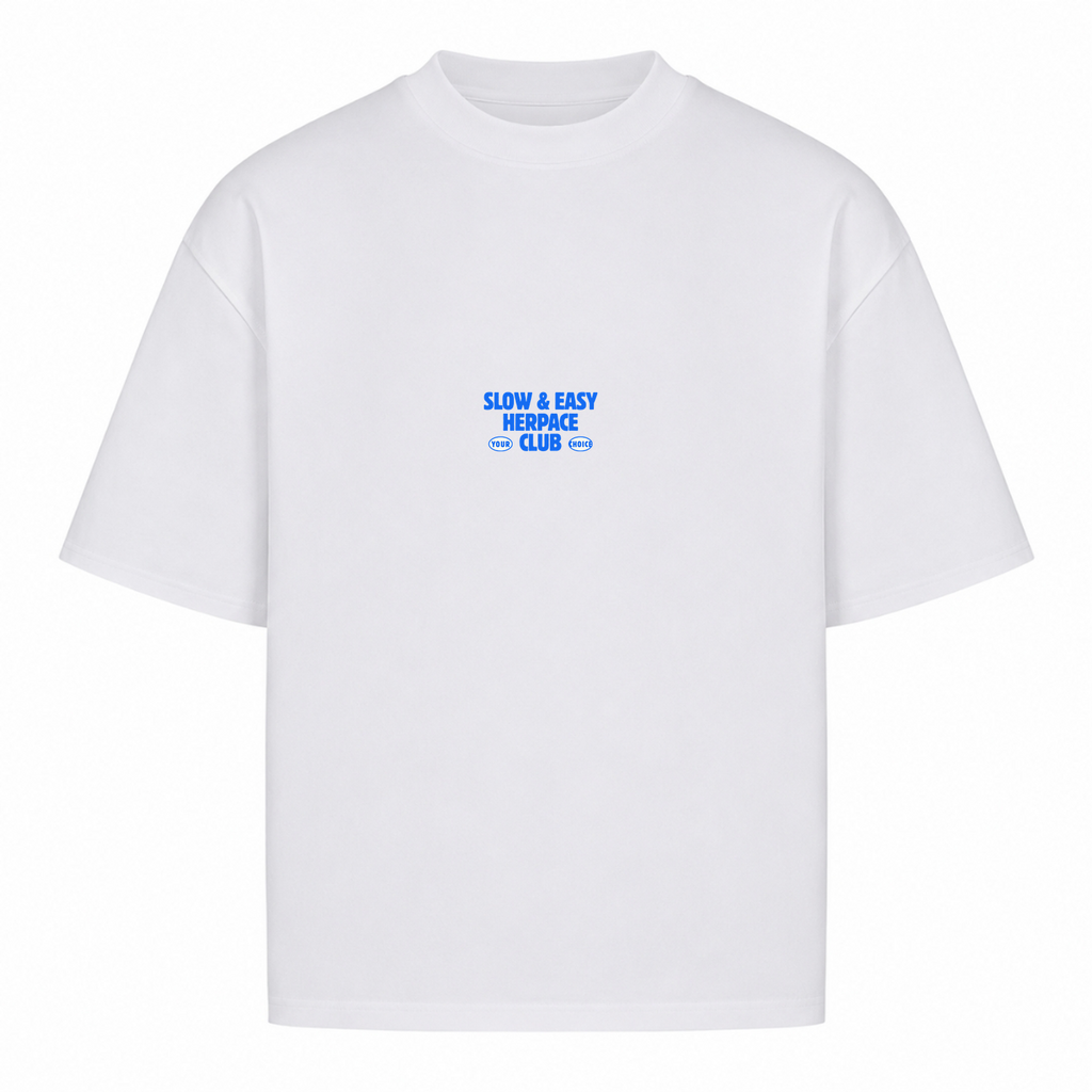 Slow & Easy oversized Shirt Ladies Oversized Tee - White