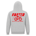Faster Hoodie - Grey Melange - Rueckseite