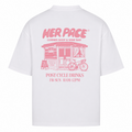 Her Pace Corner oversized Shirt - White - Rueckseite
