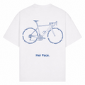 Every Step Counts oversized Shirt - Weiß - Rueckseite