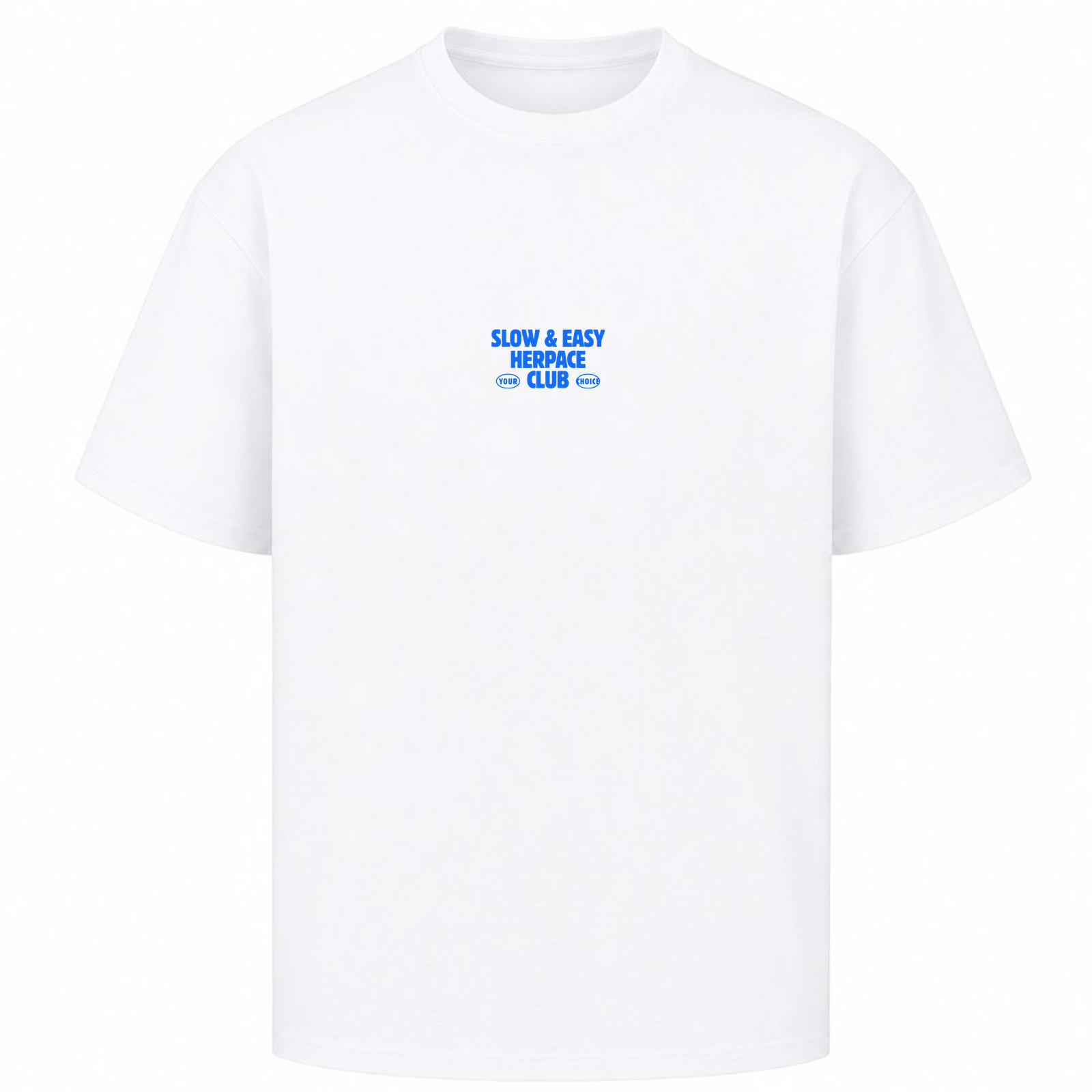 Slow & Easy oversized Shirt - Weiß