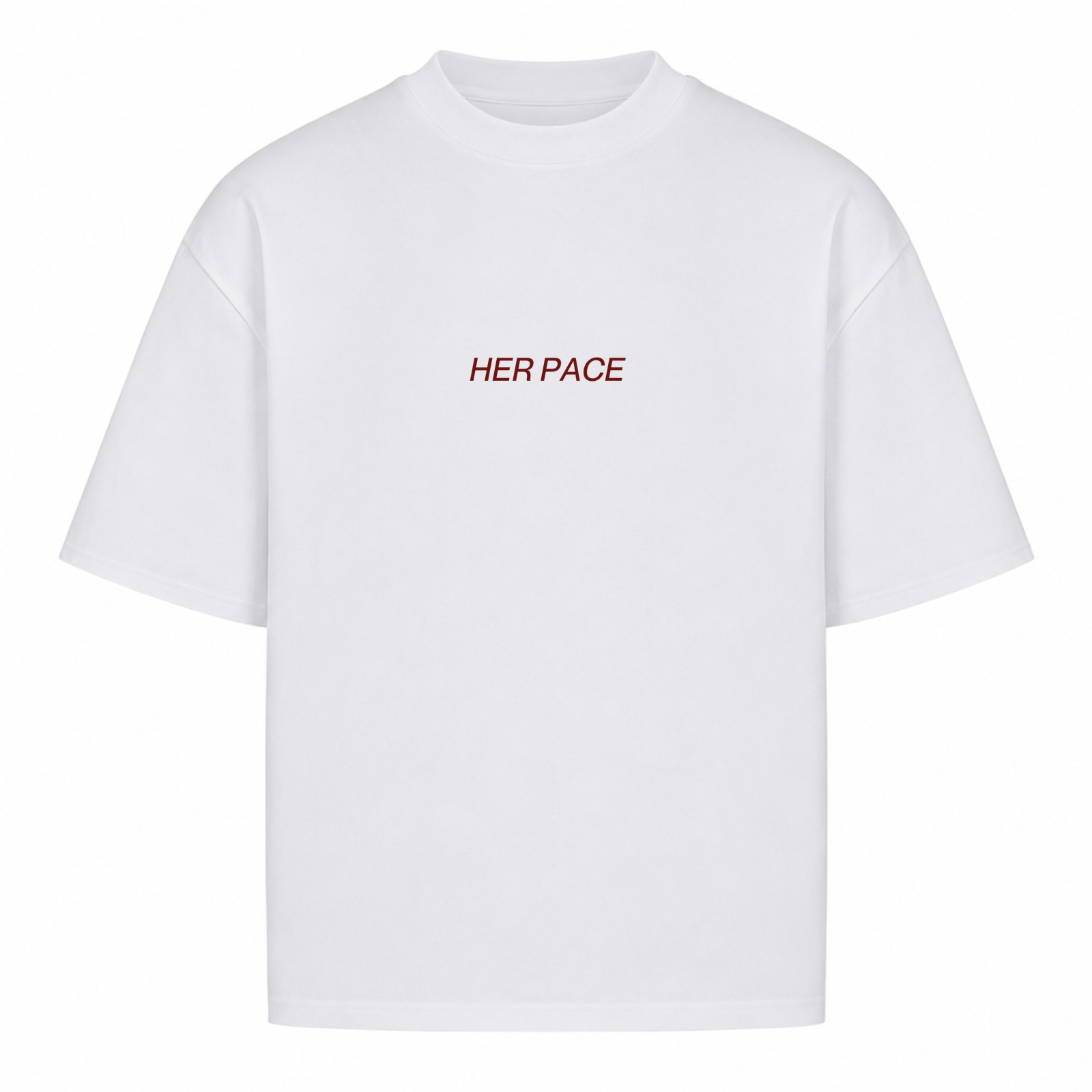 Her Pace Rest Day Racing Team oversized Shirt - White