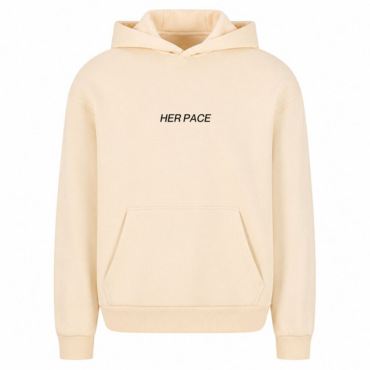 All I Need oversized Hoodie - White Sand