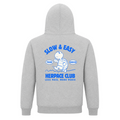 Slow & Easy Hoodie - Grey Melange - Rueckseite